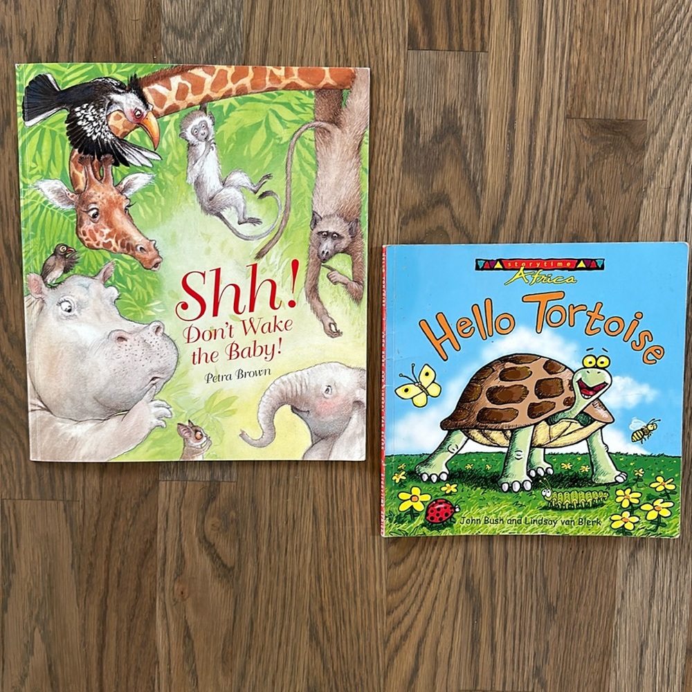 African Animal Books Shh Don't Wake The Baby Elephant Hello Tortoise Safari